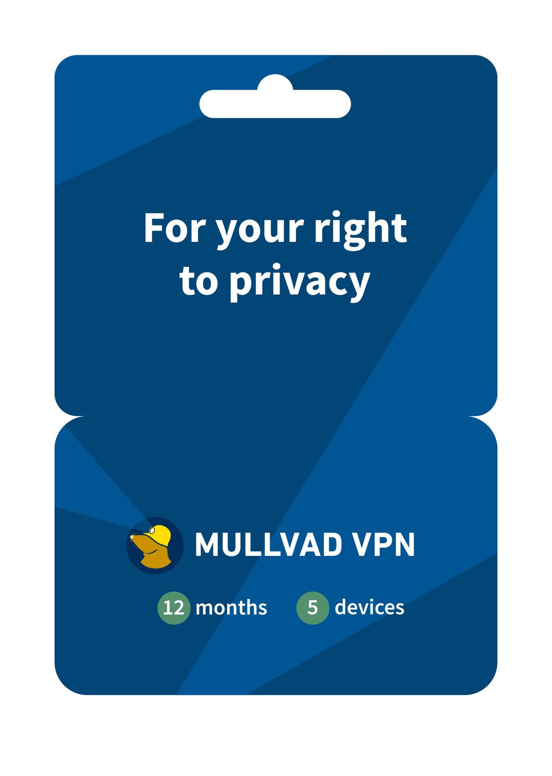 Mullvad VPN 12~Month 5~Device Privacy & Security VPN