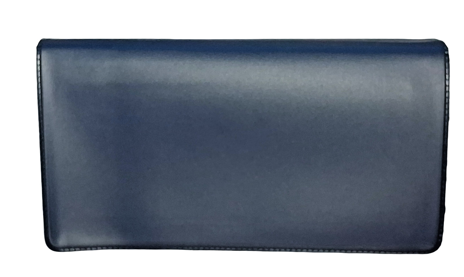 Dark Blue Vinyl Checkbook Cover Standard Top Stub 6- 1/4″ x 3-3/8″ New