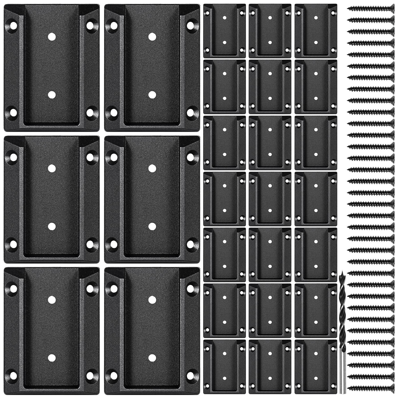 60Pcs ADC-12 Aluminum Deck Railing Bracket, Deck Railing Connectors for 2″X4″ (A