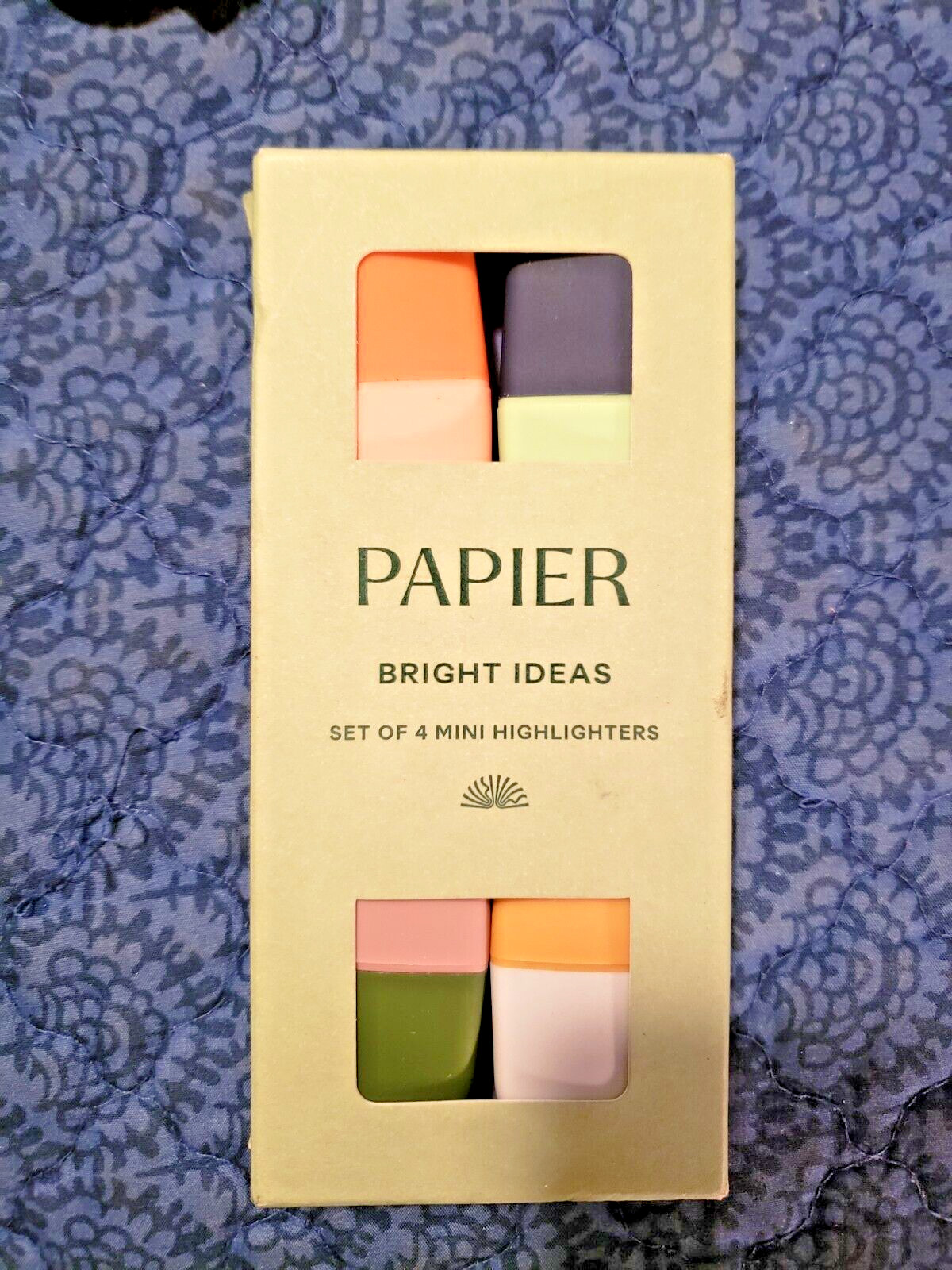 Papier Bright Ideas Mini Highlighters By Papier Set Of 4