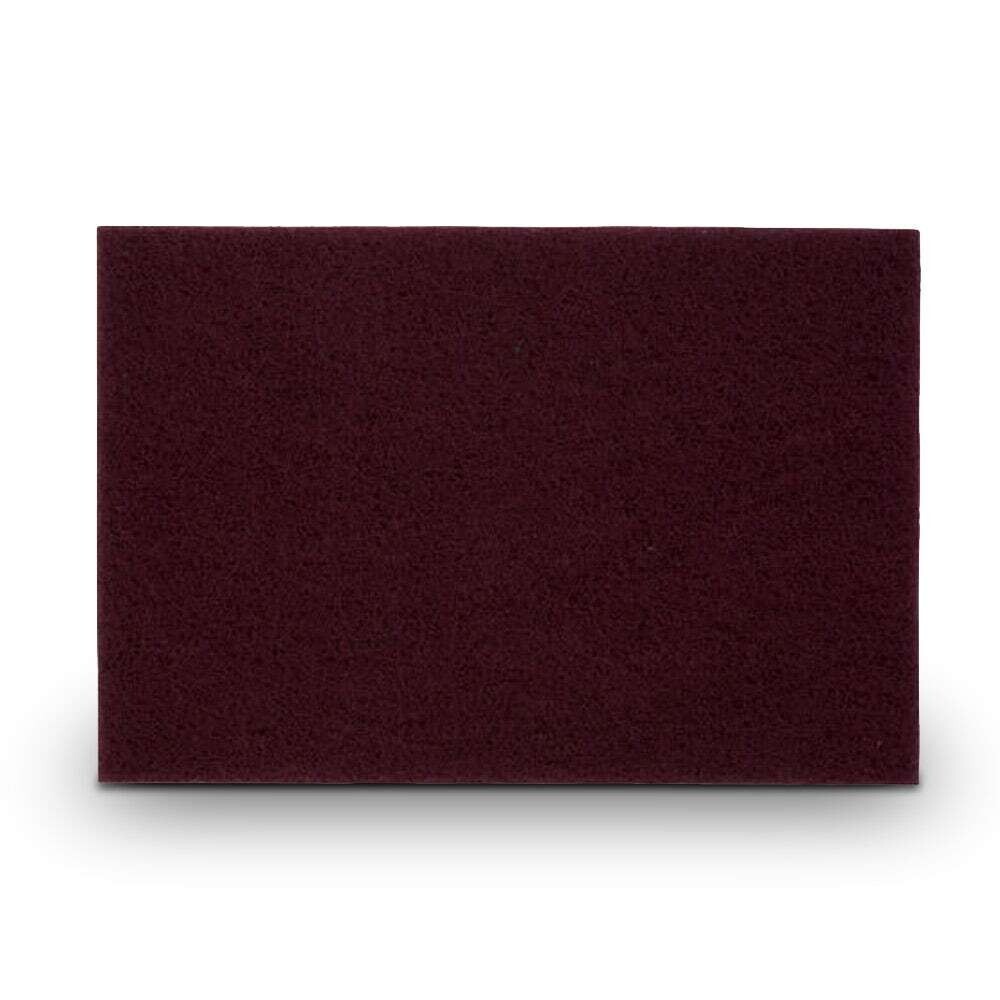 Norton Bear-Tex 747 Maroon Hand Pads 6”x9” General Purpose Scuff – 20 Pack