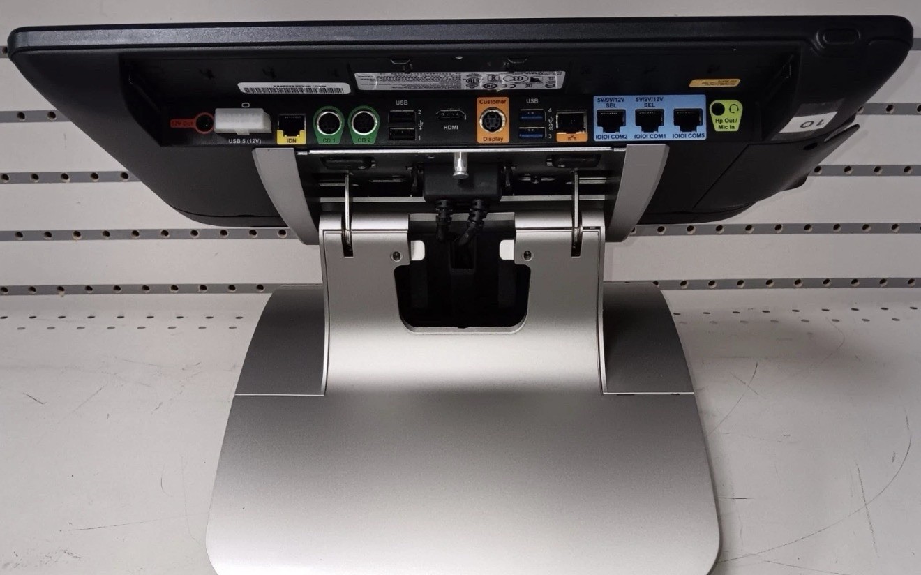 Micros Workstation 6 (610) POS Terminal, Win 10, Stand & Power Supply Included.