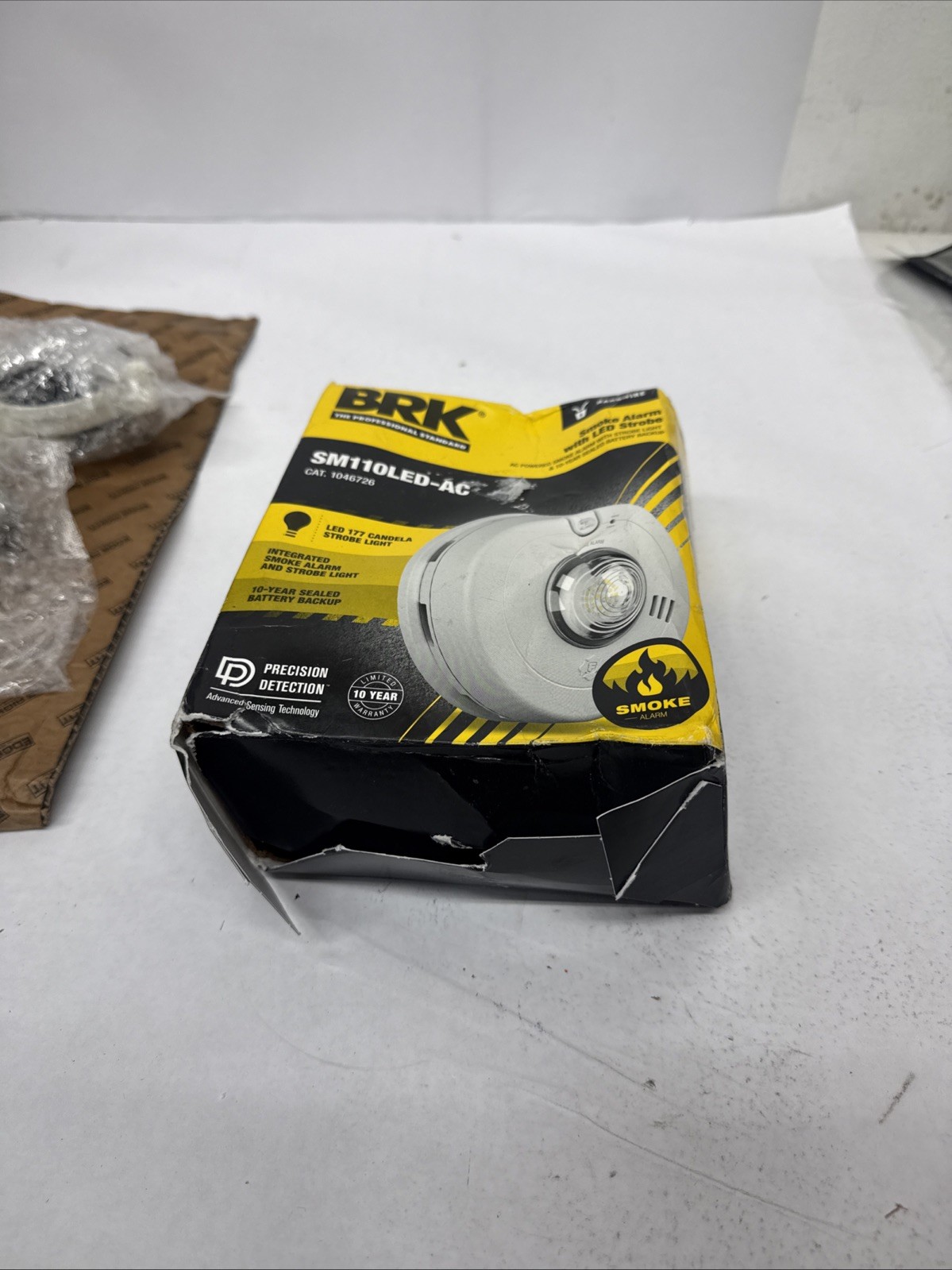 BRK SM110LED-AC Hardwired Smoke Alarm with LED Strobe