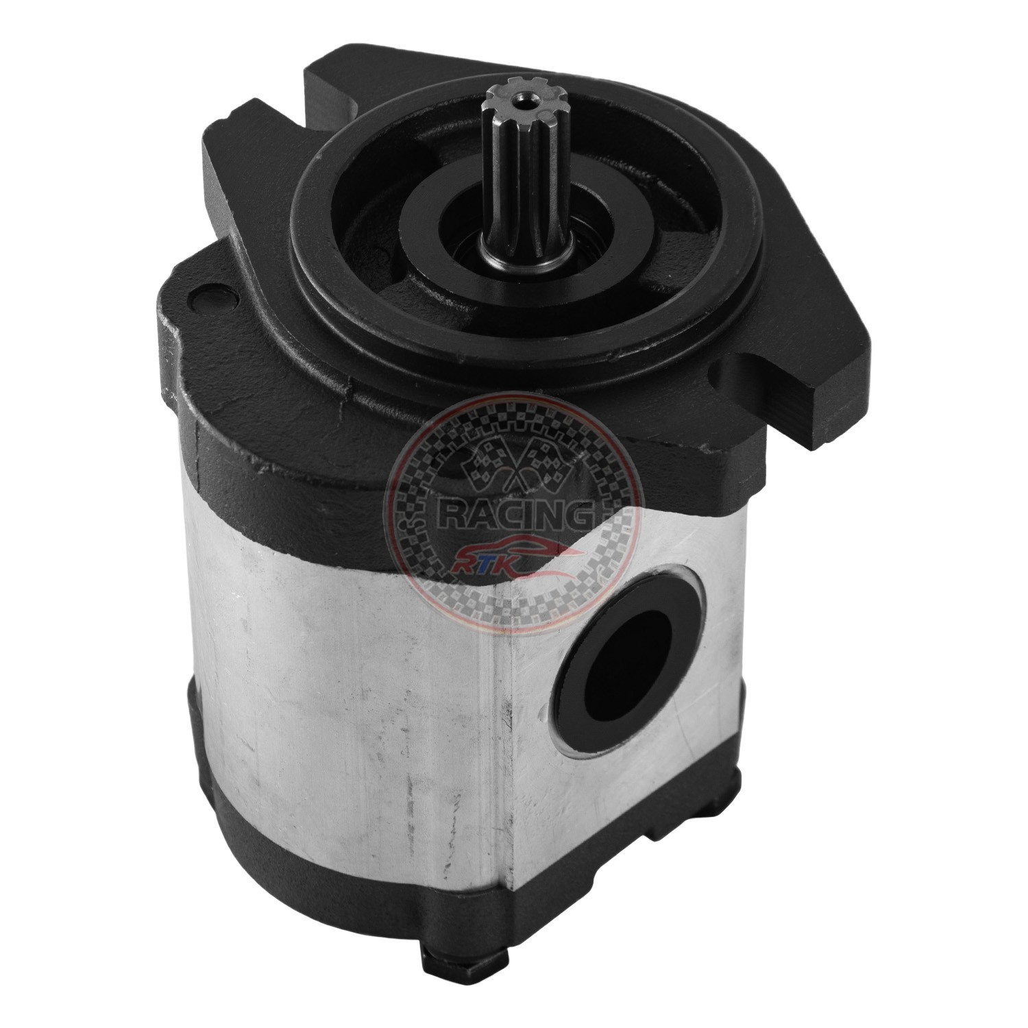 3-15 GPM Hydraulic Gear Pump 9 Tooth Spline Shaft SAE A-2 Bolts CCW Cast Iron