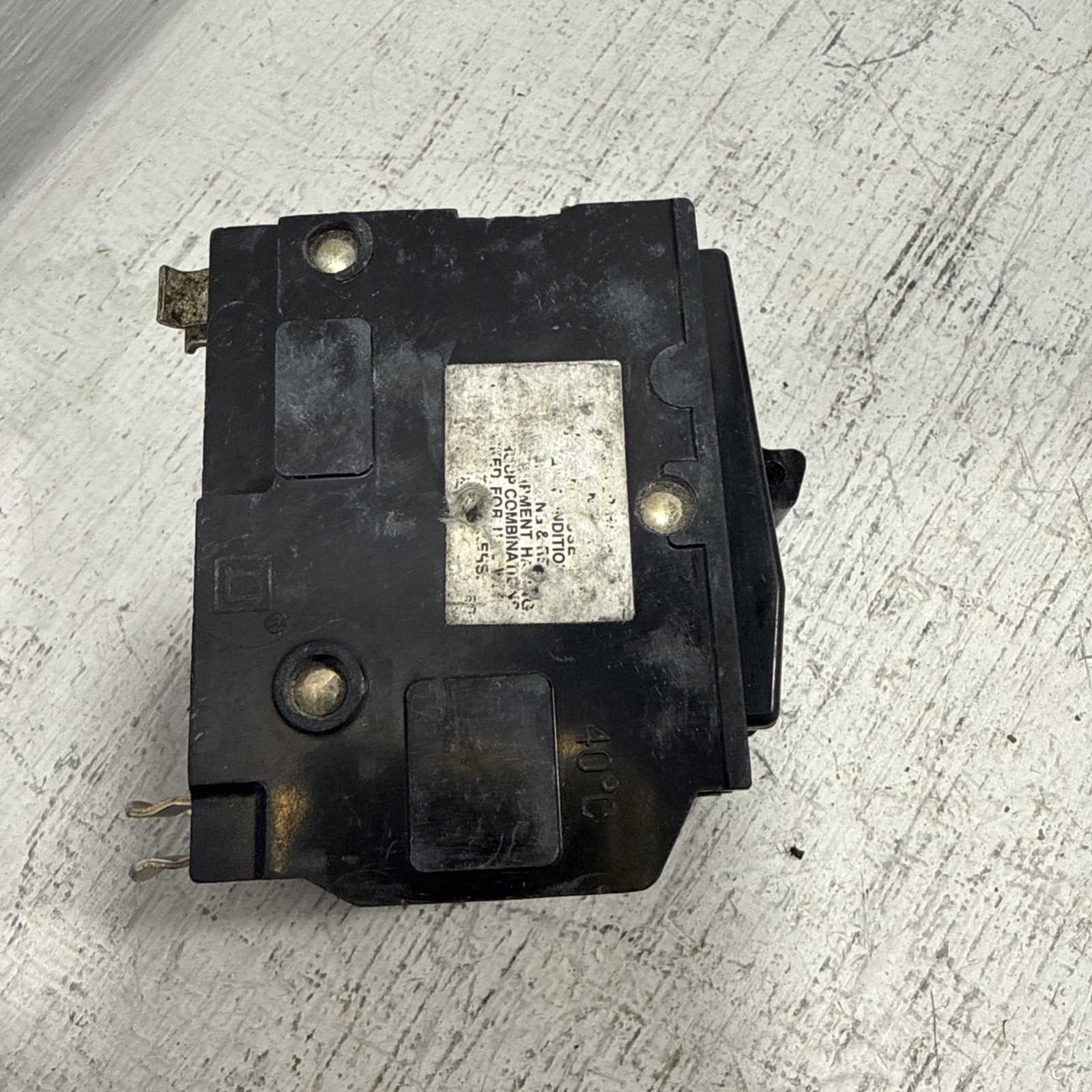 Square D QO260 60 Amp 2 Pole 120/240 Volt Plug-In 60A 2P Q0 Breaker YELLOW FACE