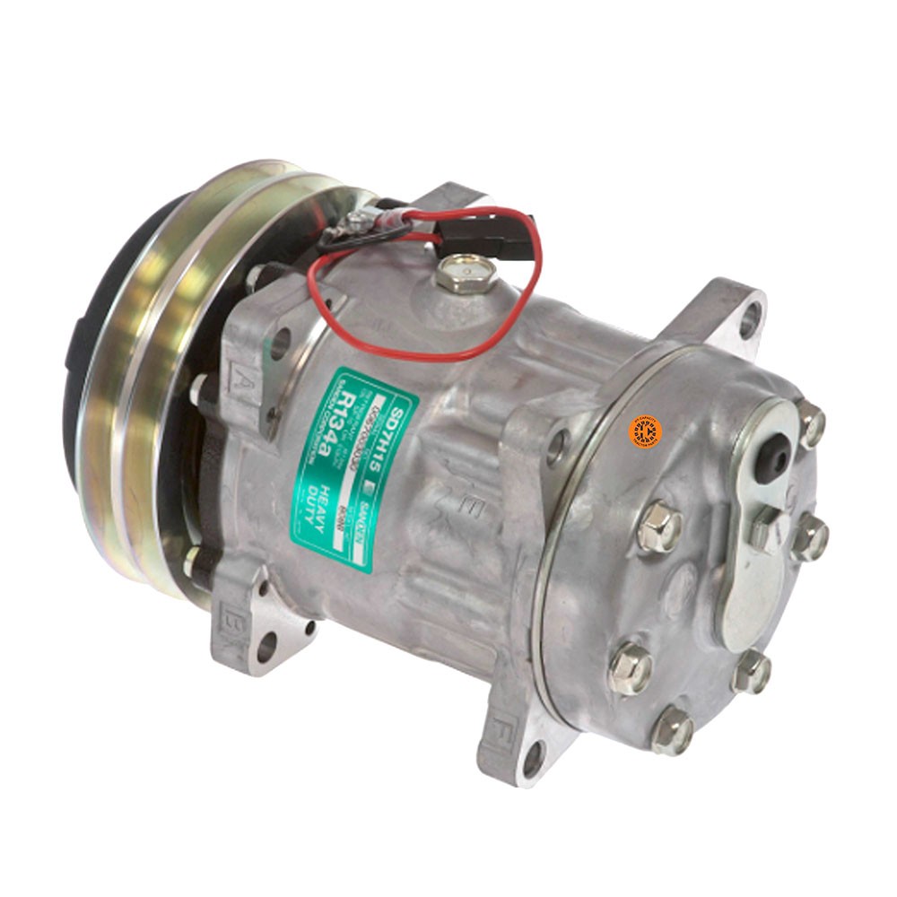 Air Conditioning Compressor – with Clutch Sanden Style Fits Massey Ferguson