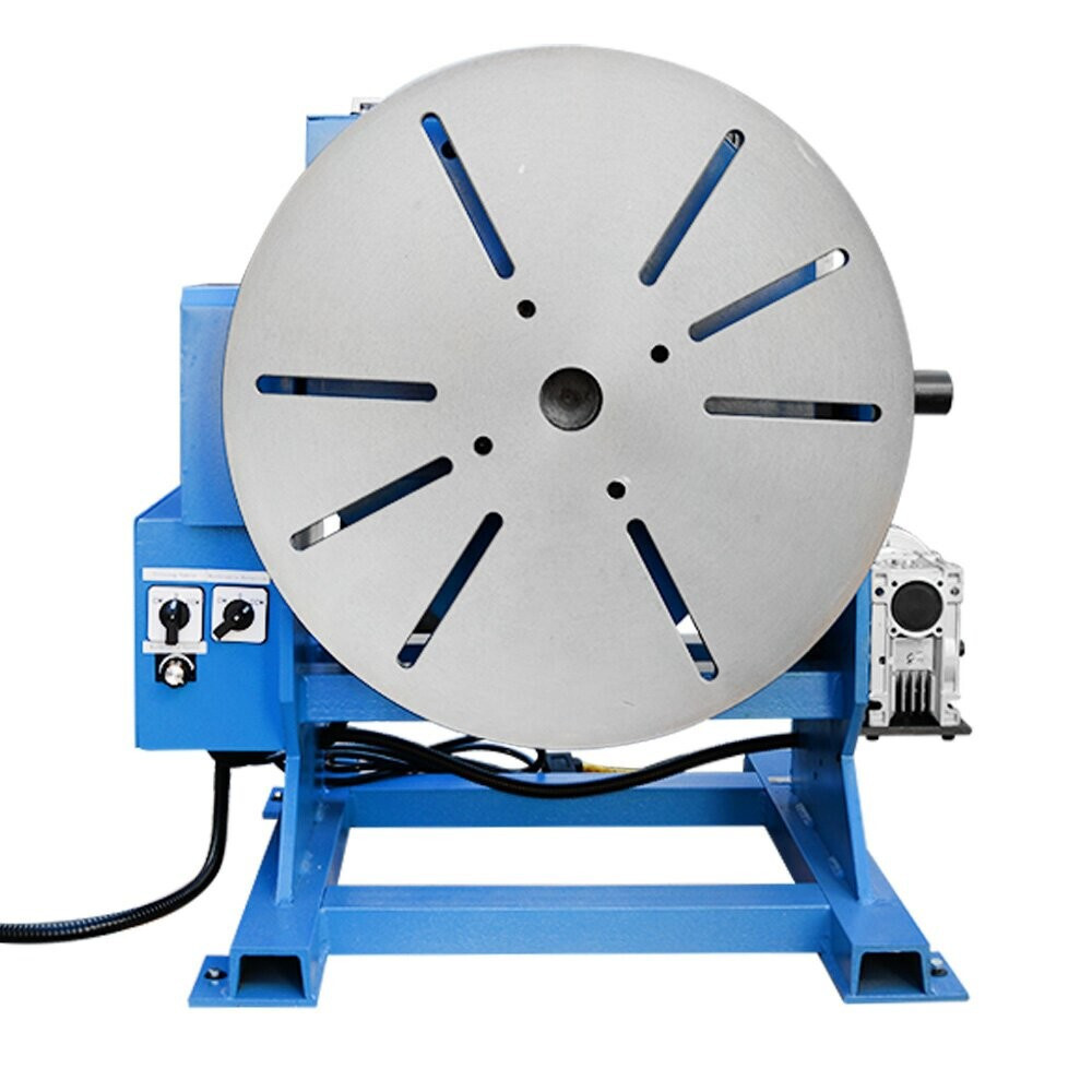 550-1100LBS Welding Positioner Turn Rotary Table Tilt 0-45-90 Degree 110V