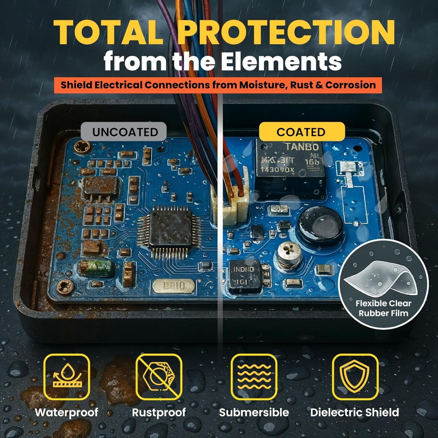 Electronic Coating Conformal Spray Waterproof Sealant Dielectric Protection