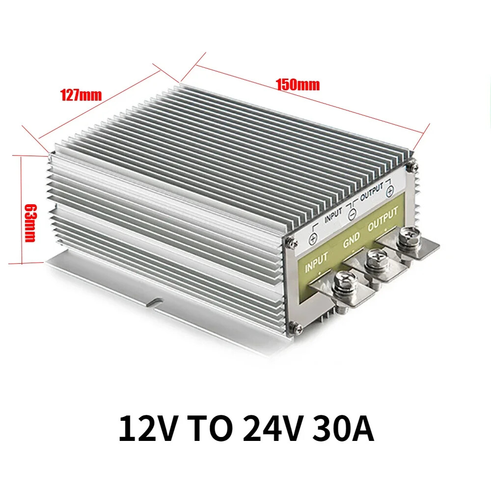 DC 12V to 24V Step Up Boost Converter 1A 3A 5A 10A 15A 20A 30A Power Supply Car