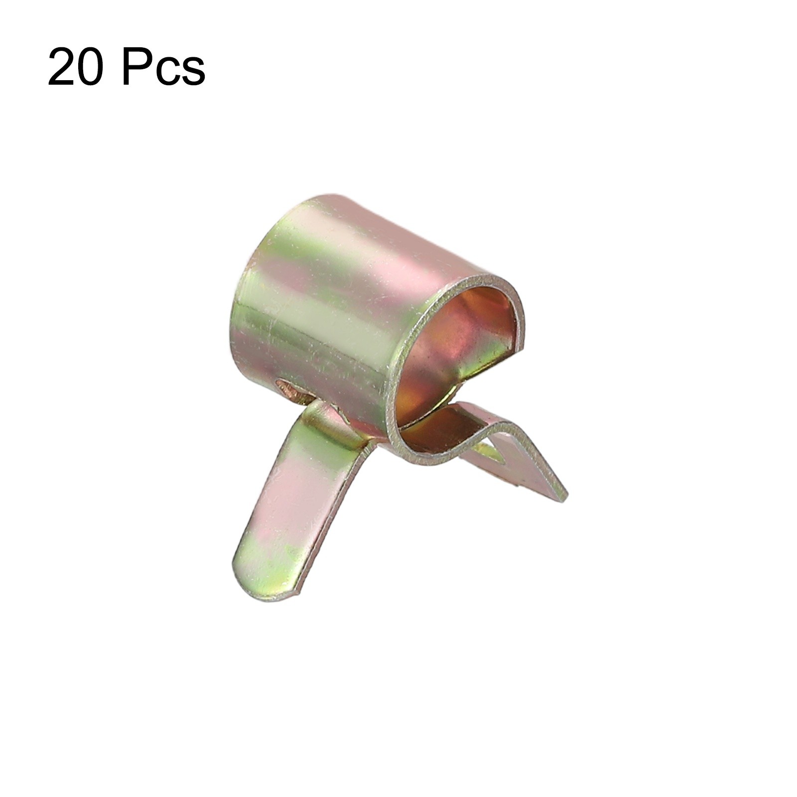 ID 5.5mm 1/4inch Fuel Line Hose Clips,Pipe Clamps,Spring Hose Clamp,20Pcs