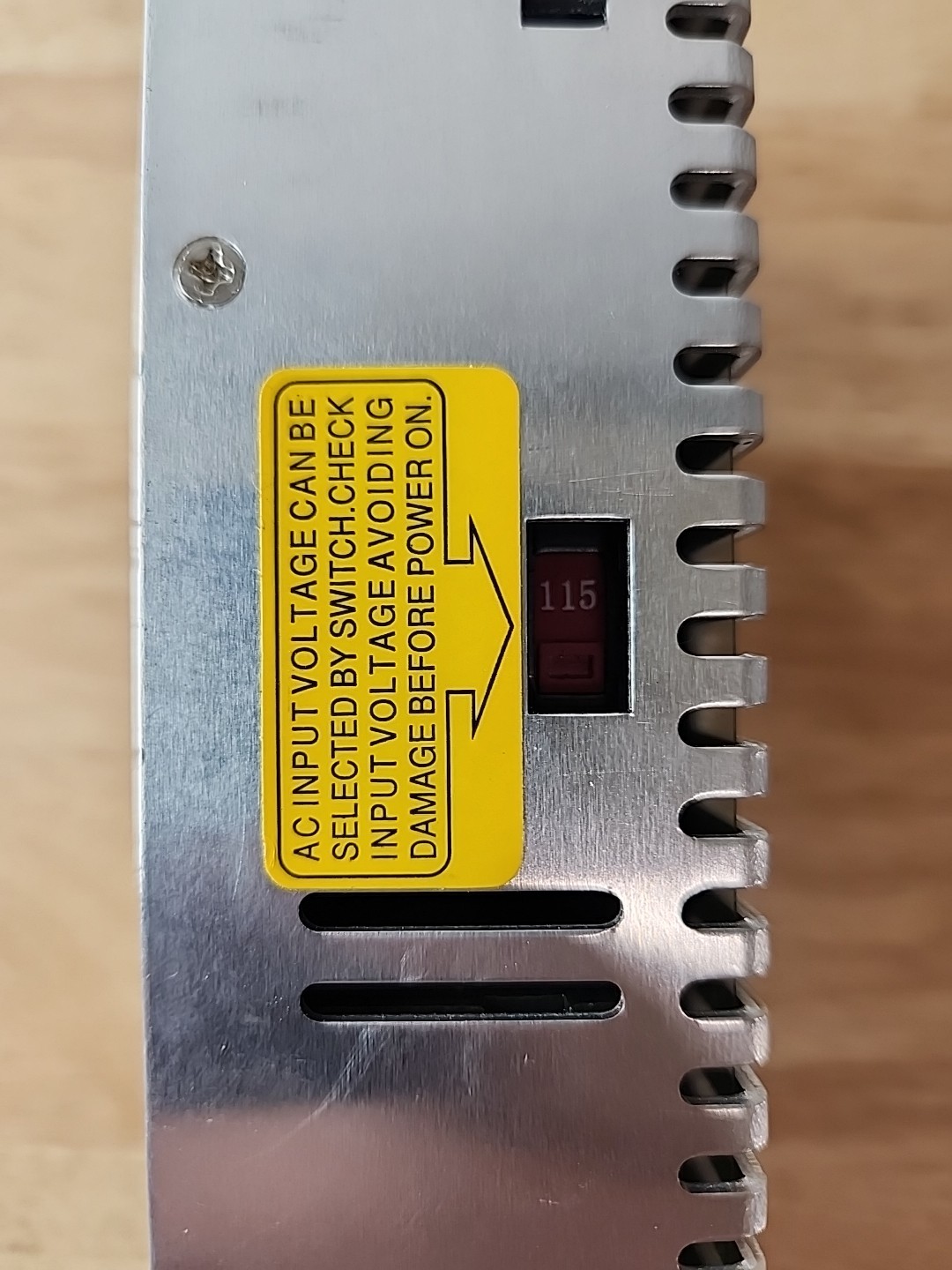 Meanwell S-320-48 Input: 120/240VAC Output: 48VDC 6.5A Power Supply Unit Used