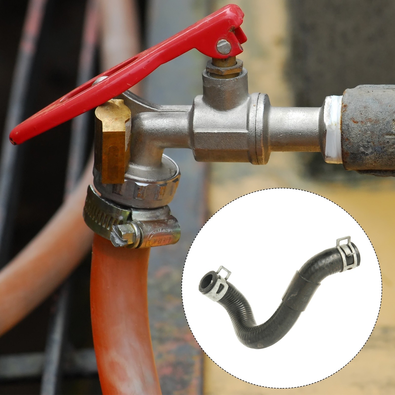 ID 5.5mm 1/4inch Fuel Line Hose Clips,Pipe Clamps,Spring Hose Clamp,20Pcs