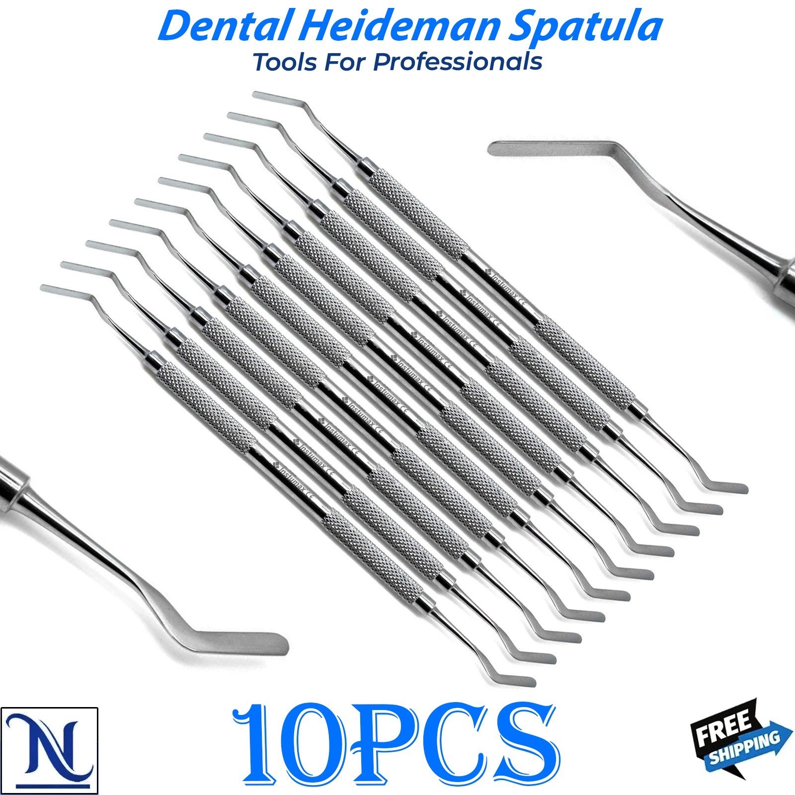 Dental Heidemann Spatula Composite Filling Instrument Stainless Steel Double End