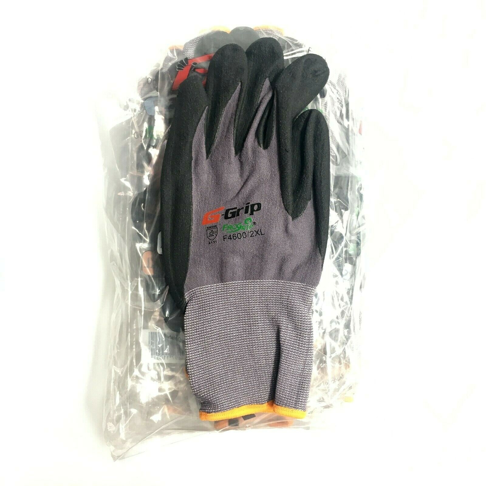 24 PAIRS Work Gloves Liberty G-Grip Foam Nitrile Micro Foam-Palm Coated F4600