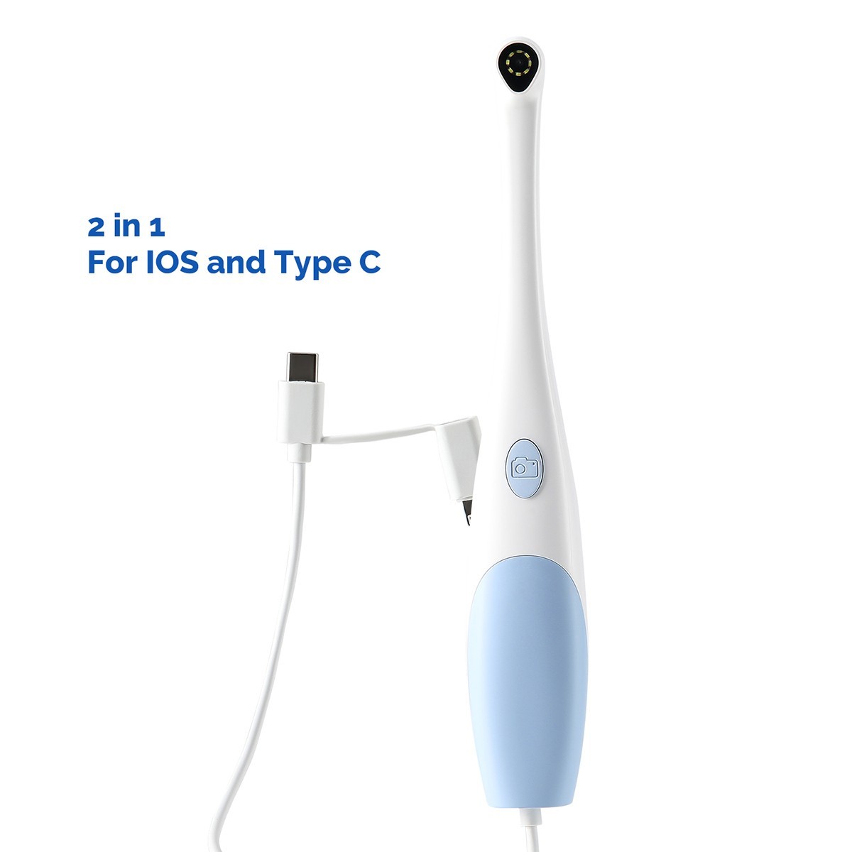 AZDENT Dental Intraoral Camera USB HD Camera 13.0 Mega Pixels 6 LED Lights
