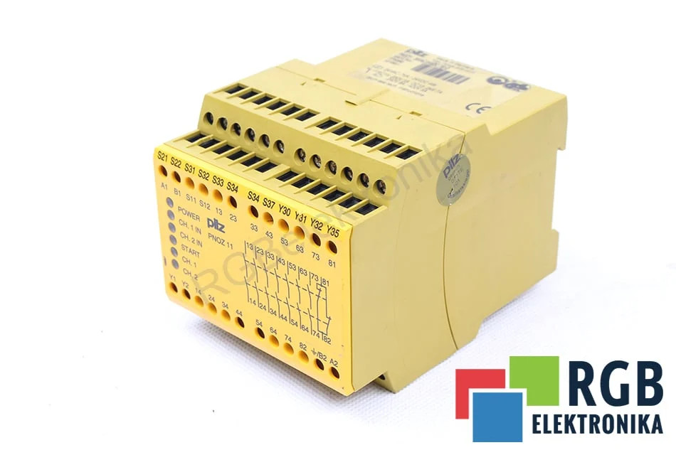 PNOZ11 24VAC 24VDC 7N/O 1N/C 774080 PILZ – Refurbished – 24 Months Warranty