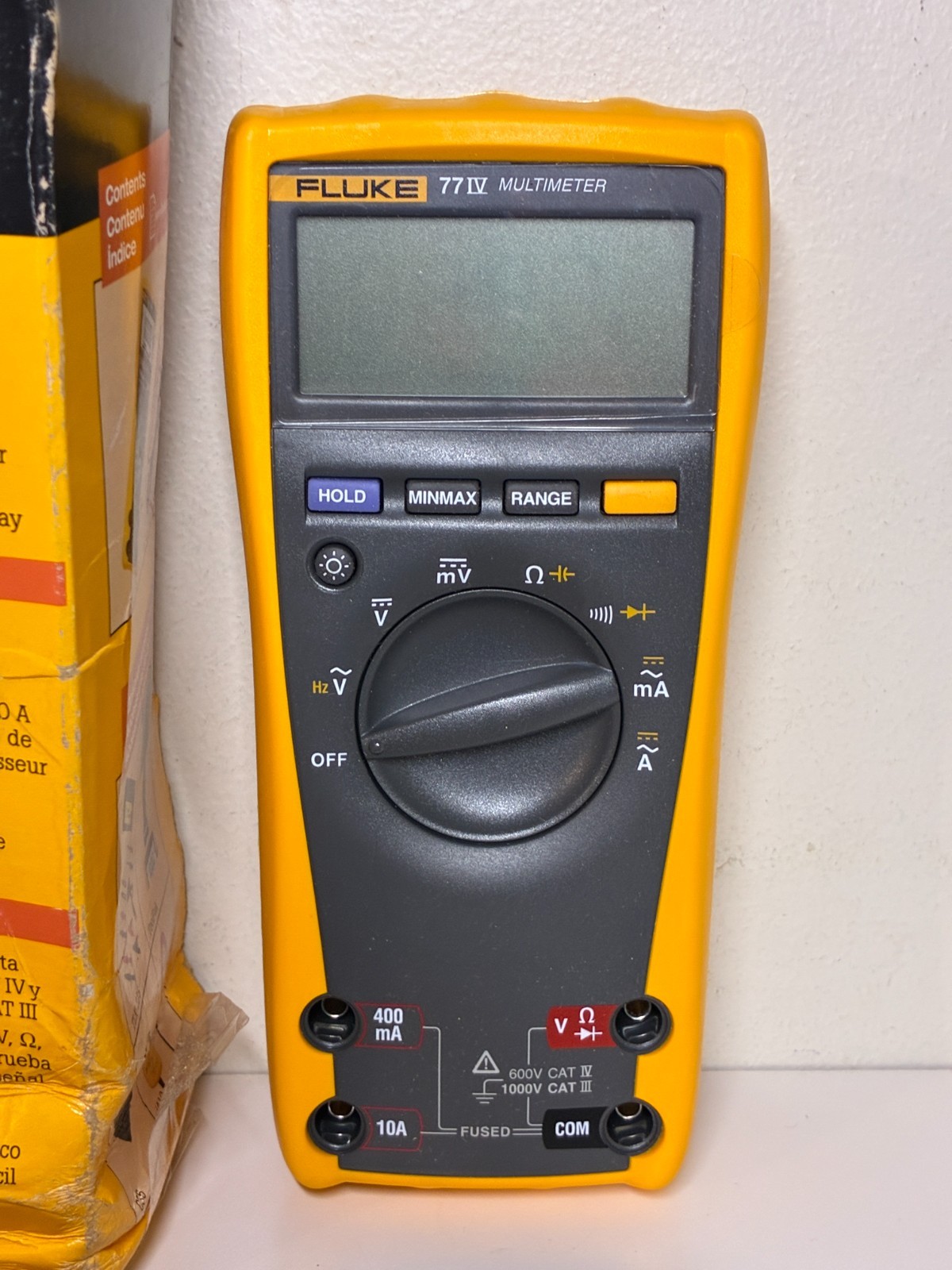 BRAND NEW Fluke 77-IV ACIDC Digital Multimeter 1000V, Auto/Manual ranging.