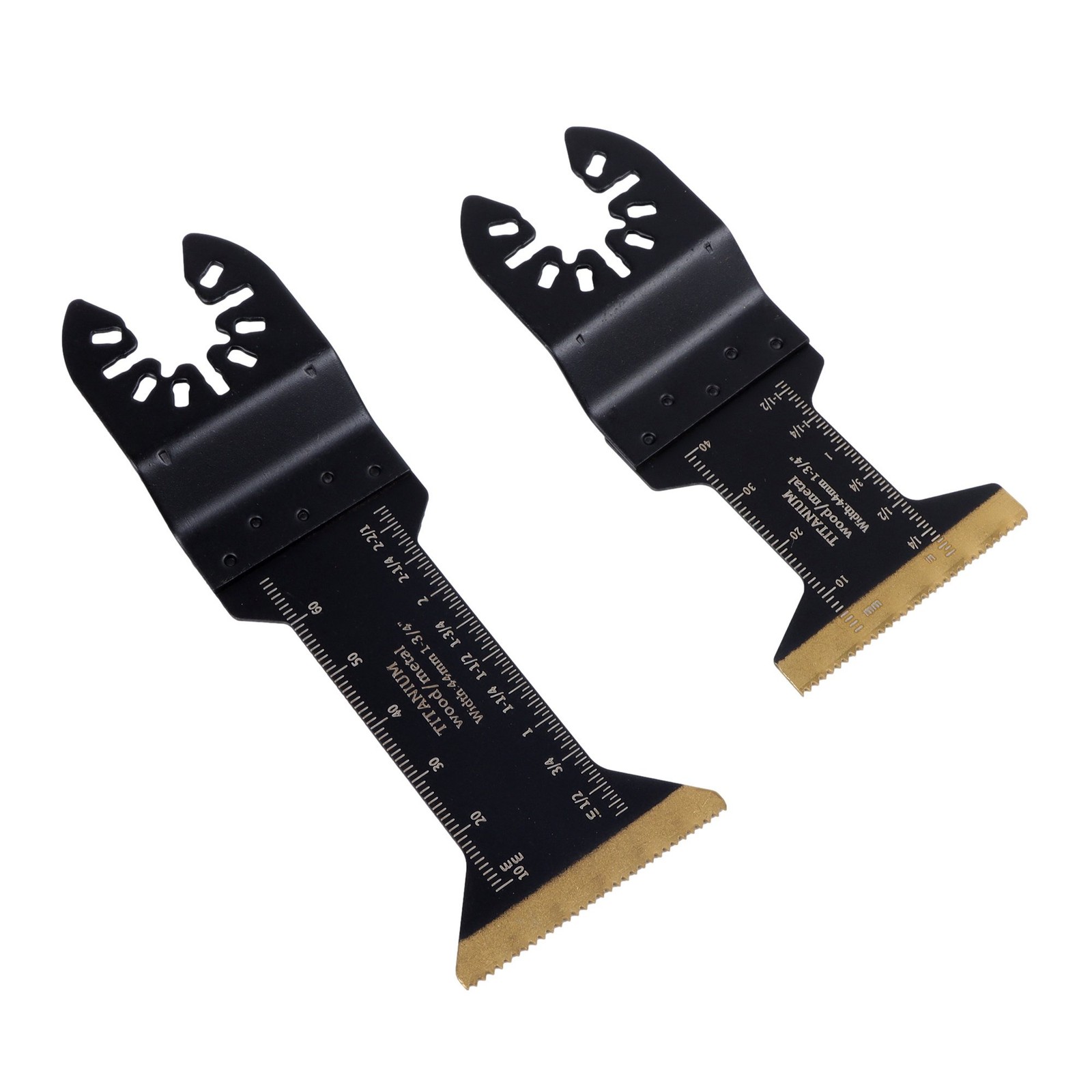 12 PCS Universal Titanium Oscillating Saw Blades Extended Titanium Plated Blades