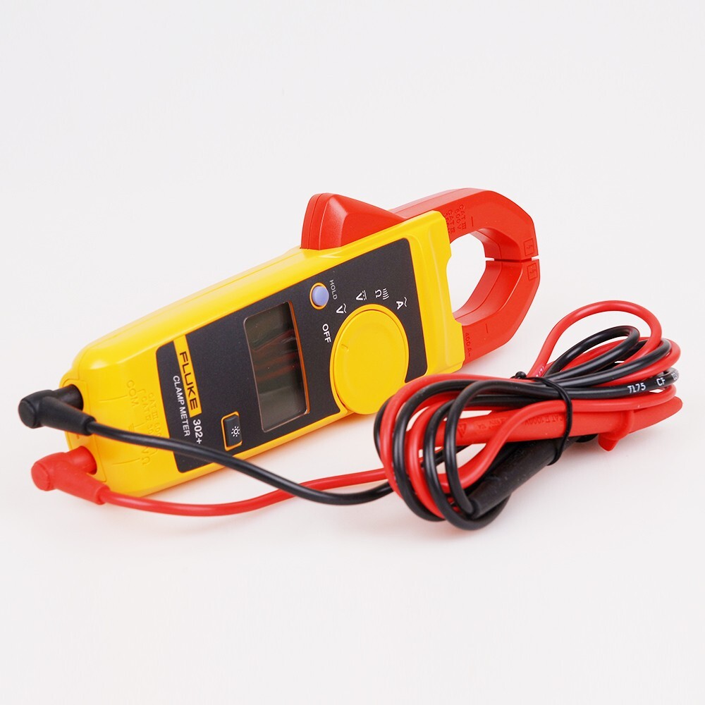 Fluke 302+ Digital Clamp Meter AC Current 400A AC/DC Voltage Resistance 4000Ω