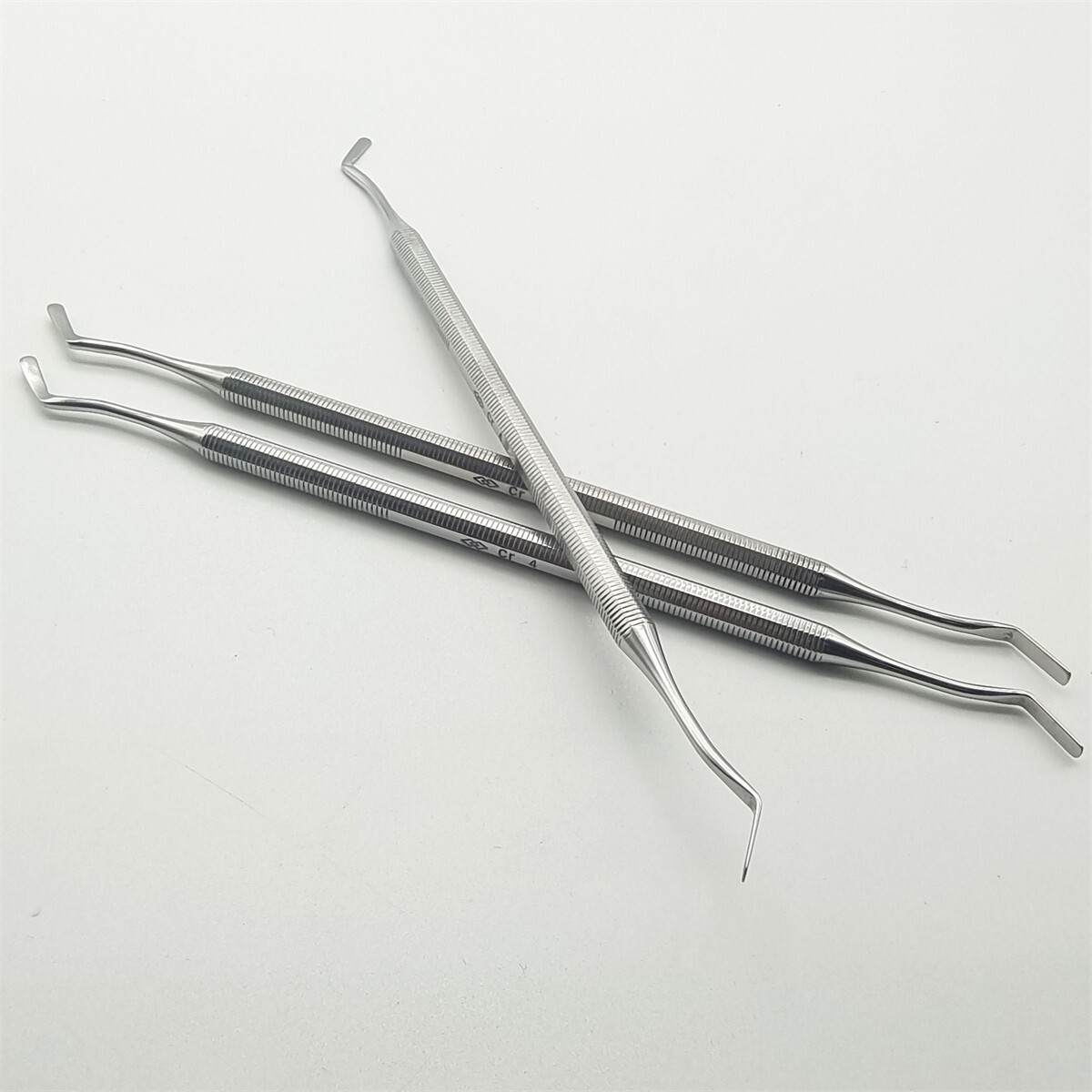 6 Dental Filling Instrument Flat Plastic Filling Spatula Double Ended