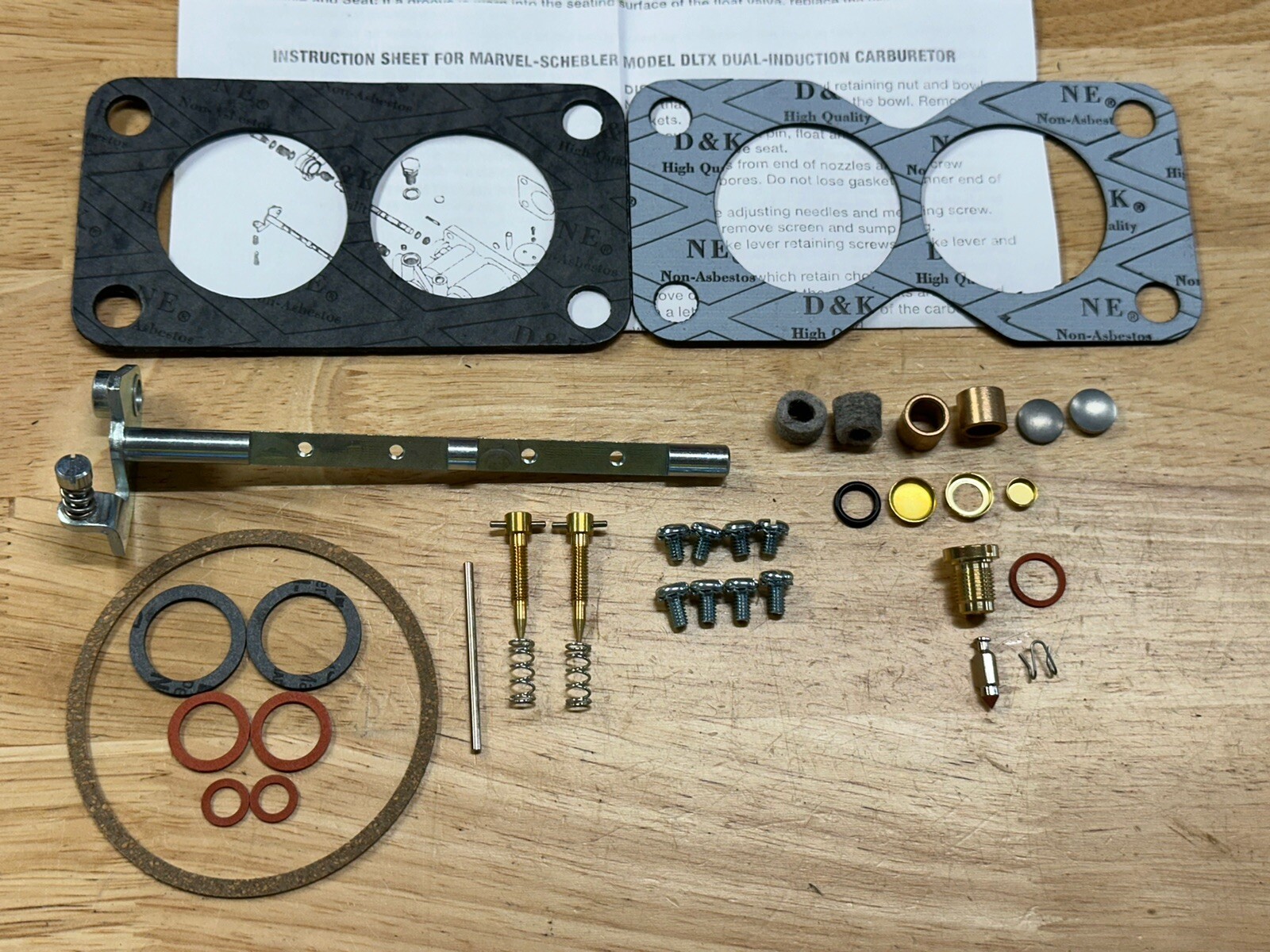 John Deere 60 620 630 70 720 730 Duplex Carburetor Kit W/ Throttle Shaft