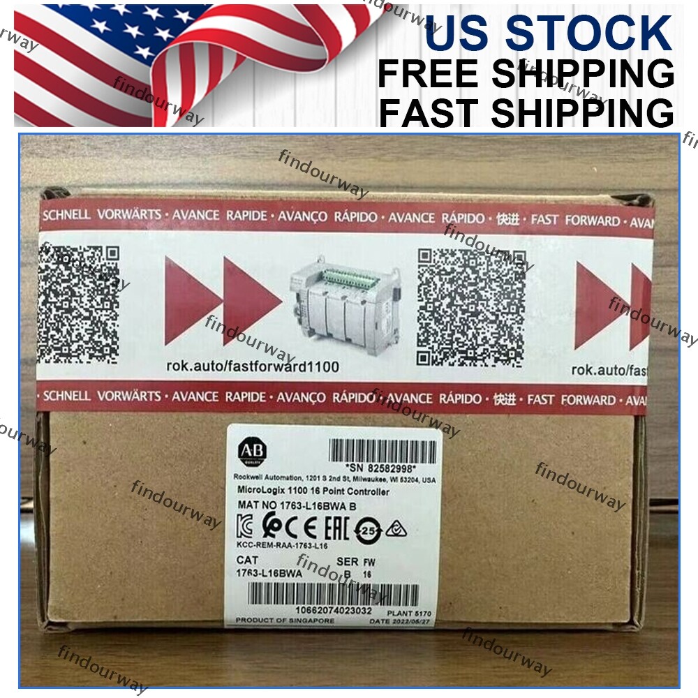 Factory Sealed New Allen-Bradley1763-L16BWA MicroLogix 1100 16 Point Controller