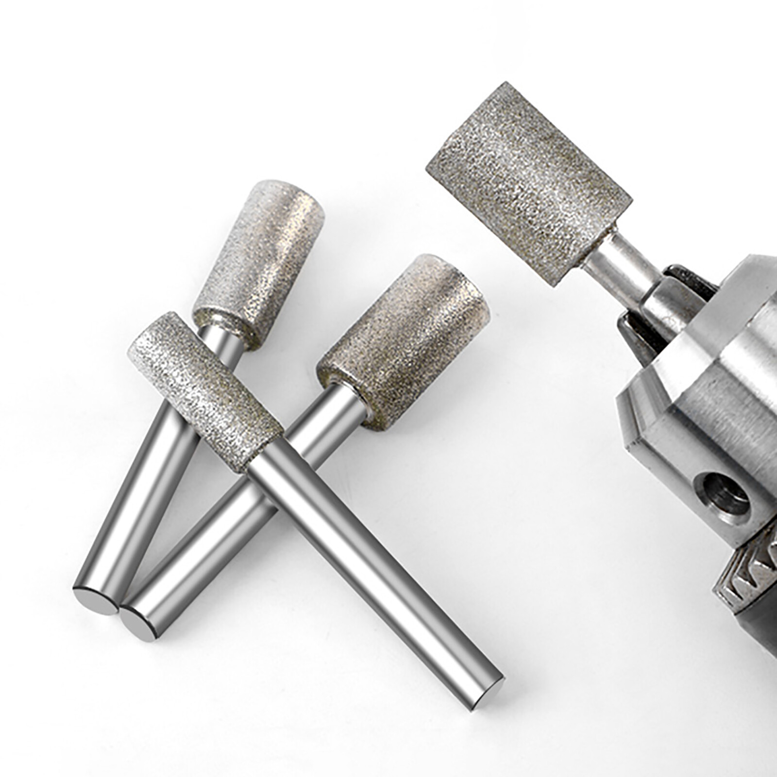6mm-25mm Diamond Burr Grinding Head Bit 6mm Shank For Dremel Rotary Cylinder