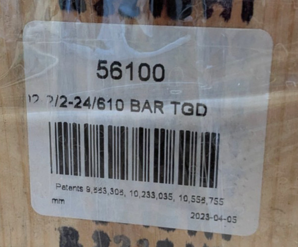 FLEXCO 4″ x 24″ Segmented Transfer Plate 56100 TGB-4/102-2/2-24/610