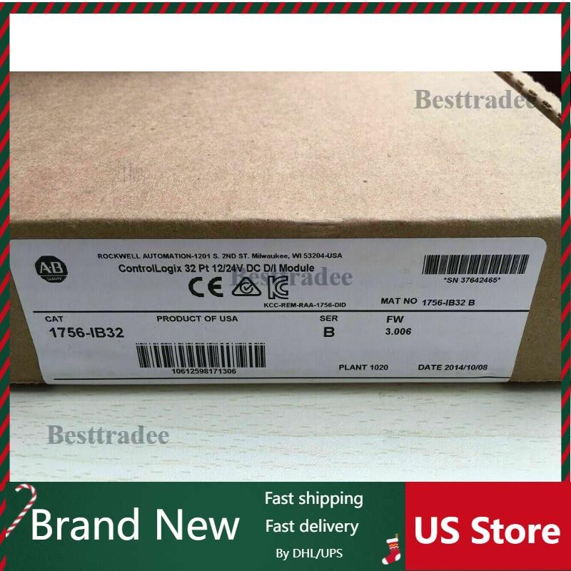 AB New Factory Sealed 1756-IB32 SER B ControlLogix 32 Pt D/I Module 1756IB32