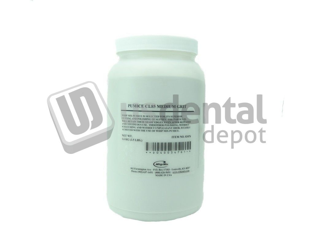 WHIP MIX Pumice CL85 Medium 3.5lbs /1.6kg – #03476 119746