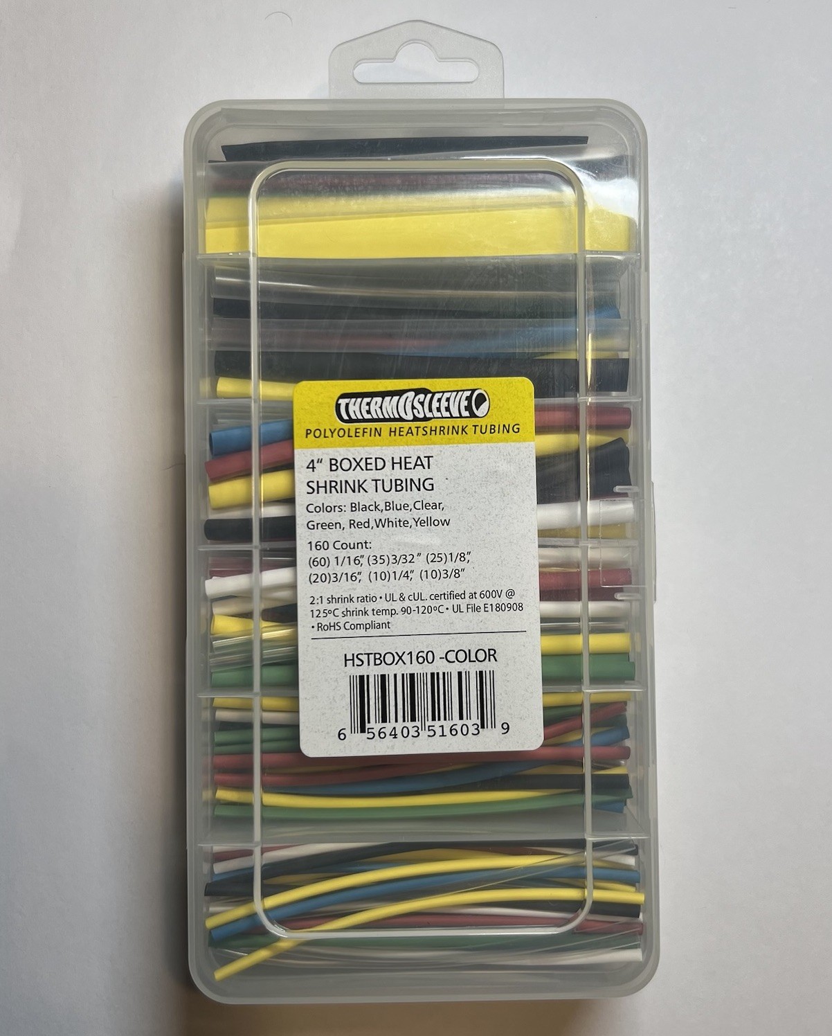 Thermosleeve 159pc 4″ Assorted Heat Shrink Kit