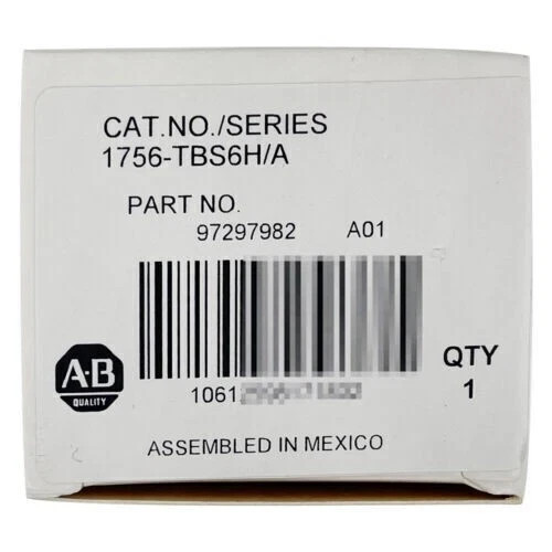 New Allen-Bradley AB 1756-TBS6H /A PLC Module Terminal Block 1756TBS6H