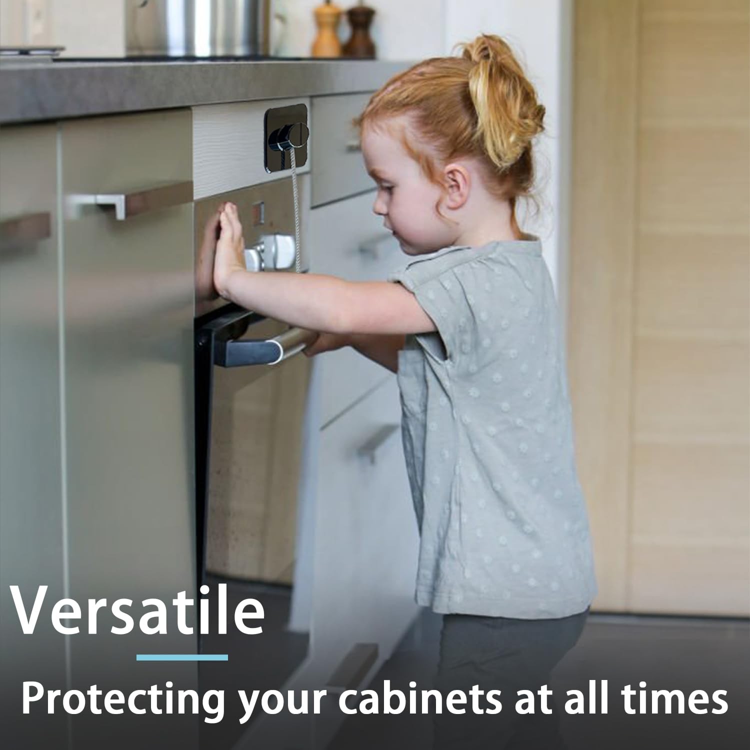 Fridge Lock Refrigerator Freezer Childproof Locks for Cabinets and Drawers Ea…