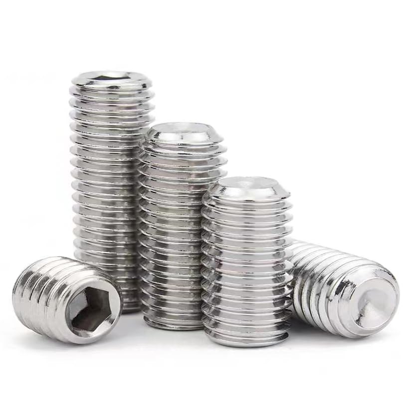 50 Pcs M6-1x6mm Hex Socket Head Cup Point Set Screws, Allen Head Grub Screw, …