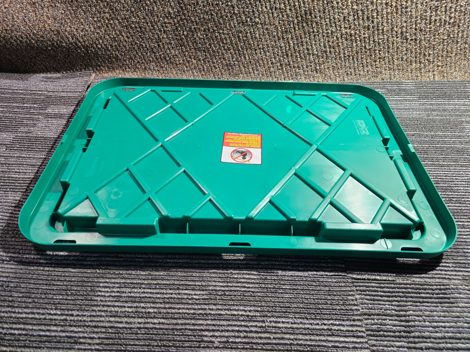 (QTY 2) Greenmade 30-in. x 20-in. Green Snap Lock LID For 27 Gallon Storage Box