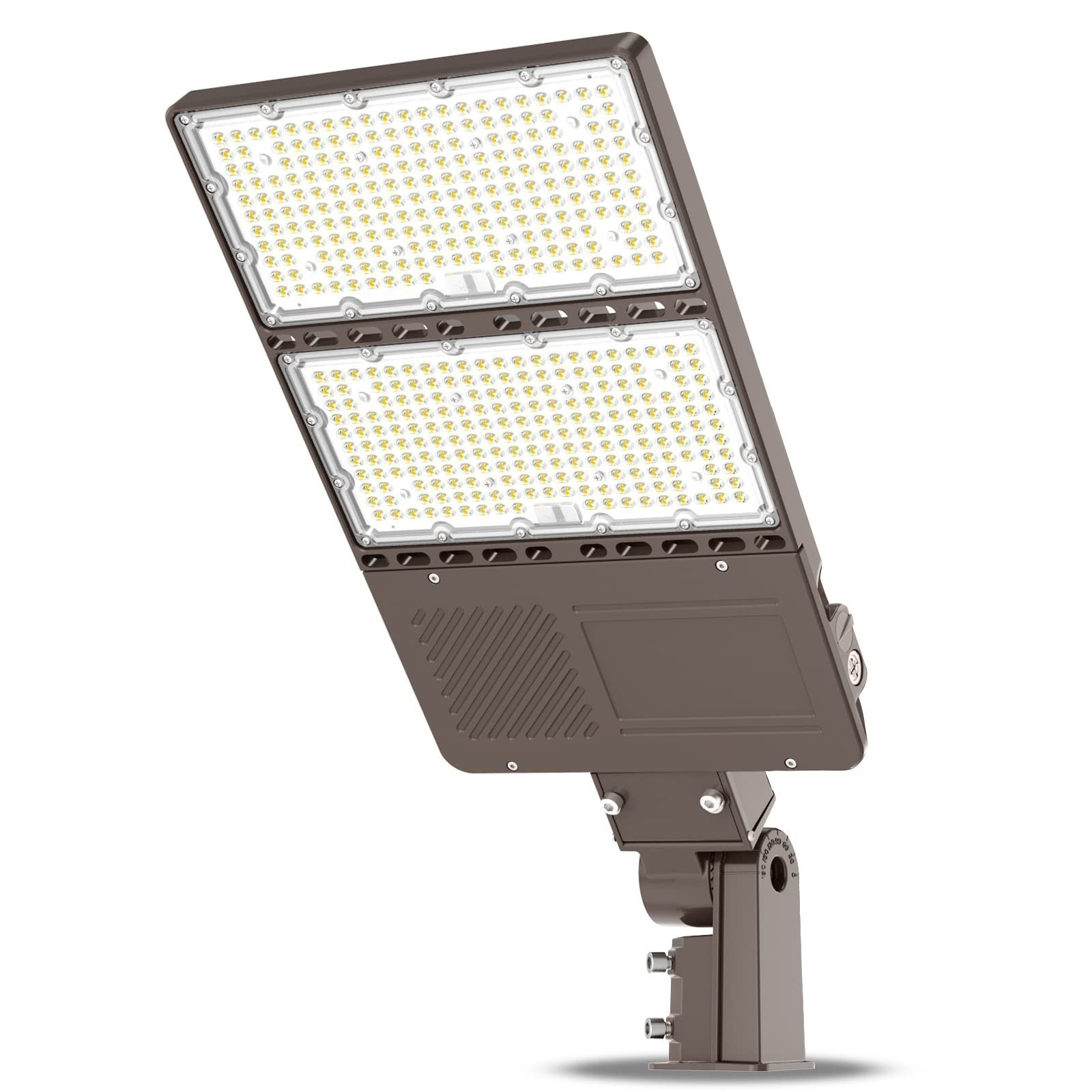 320W LED Parking Lot Light Dusk to Dawn Commercial Shoebox Stadium Light-48000LM