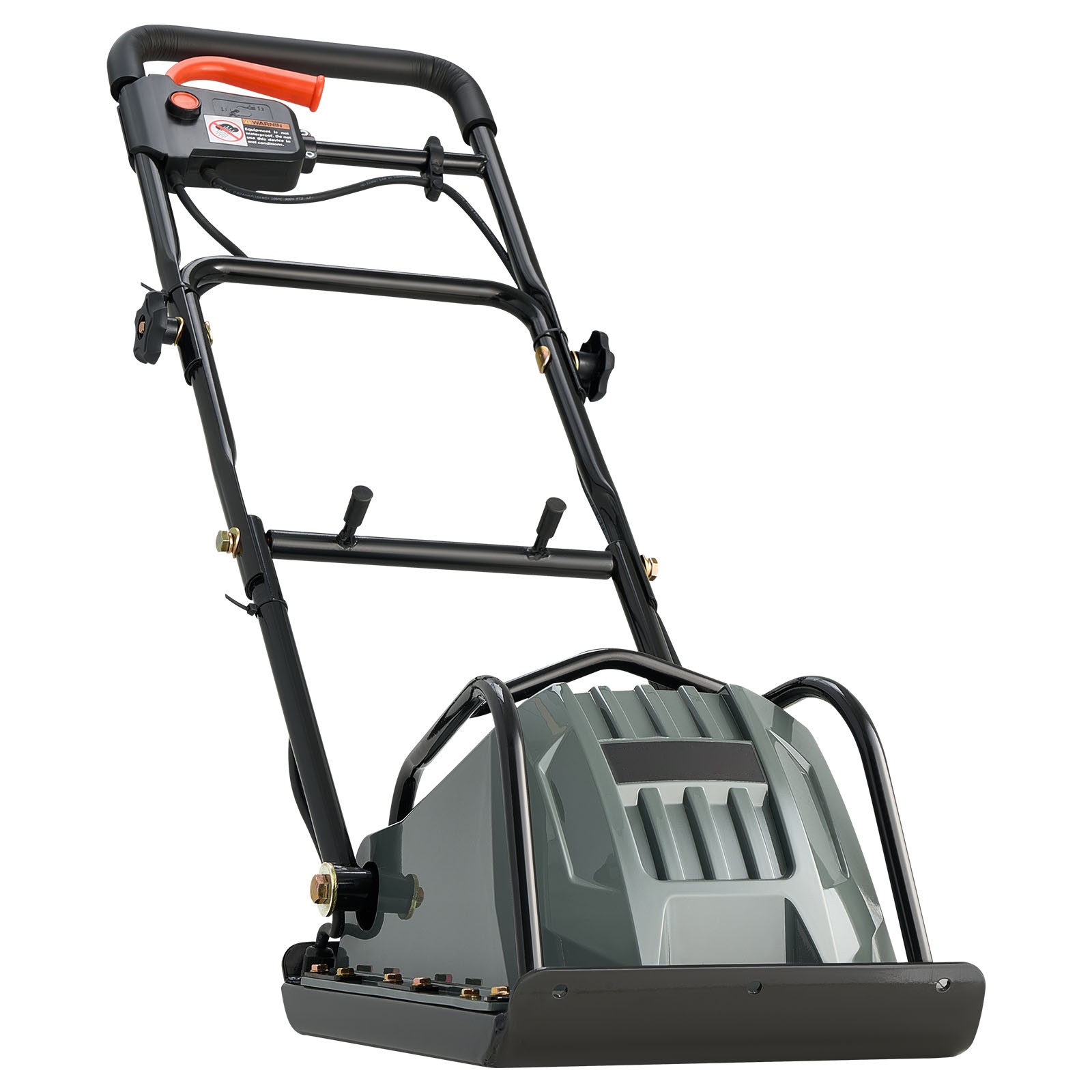 Uimoso 130W Electric Plate Compactor with 5kN Force and 3.9in Compaction Depth