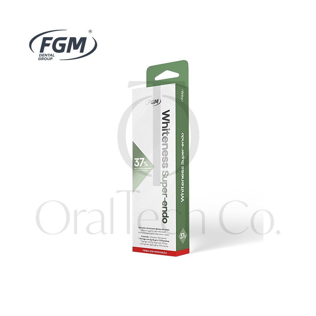 FGM Whiteness Super Endo 37% Internal Whitening Gel 3g Syringe + 15 Tips