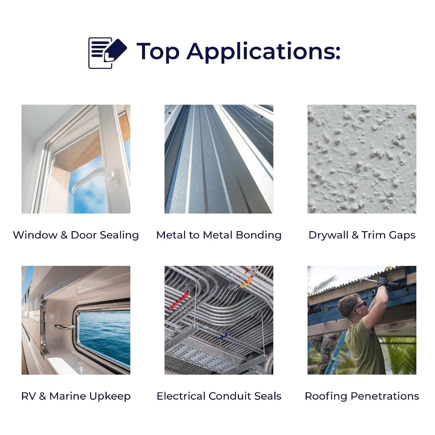 Gripbond PRO: Paintable Waterproof Hybrid Sealant & Adhesive – Multi-Surface Use