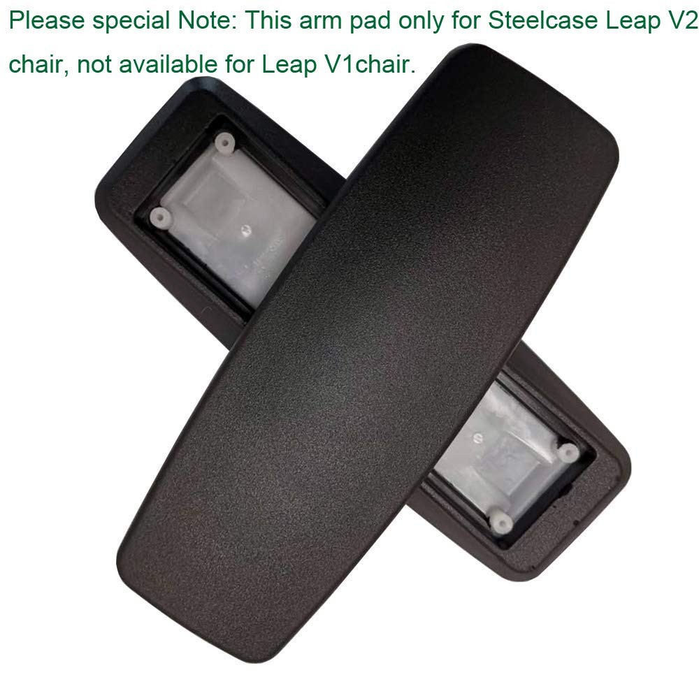 New Replacement Arm Pads Caps for Steelcase Leap V2, Amia Office Chair Black …