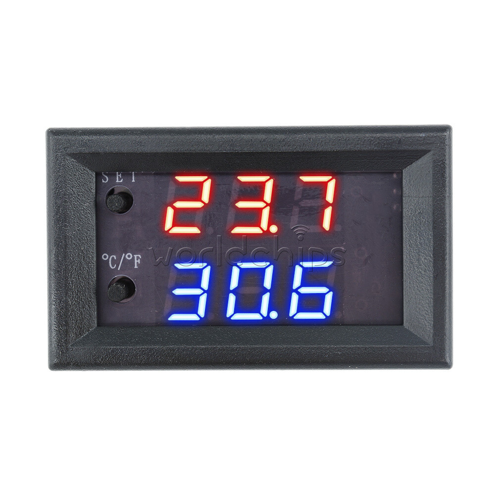 1-10Piece DC12V W1209WK Digital Thermostat Temperature Control + NTC 10K Sensor