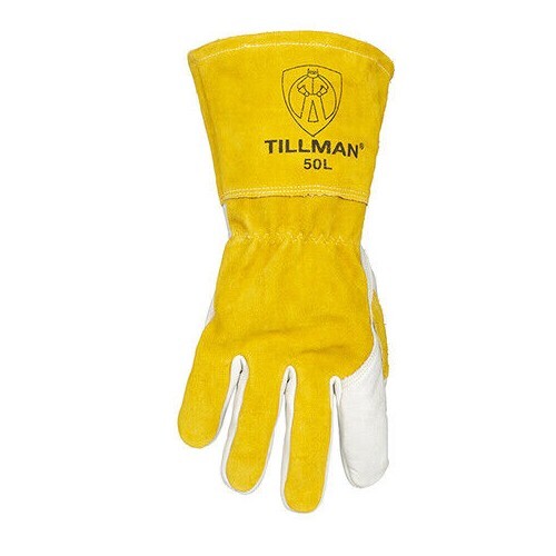 Tillman 50 Top Grain Premium Split Cowhide Fleece Lined MIG Welding Gloves