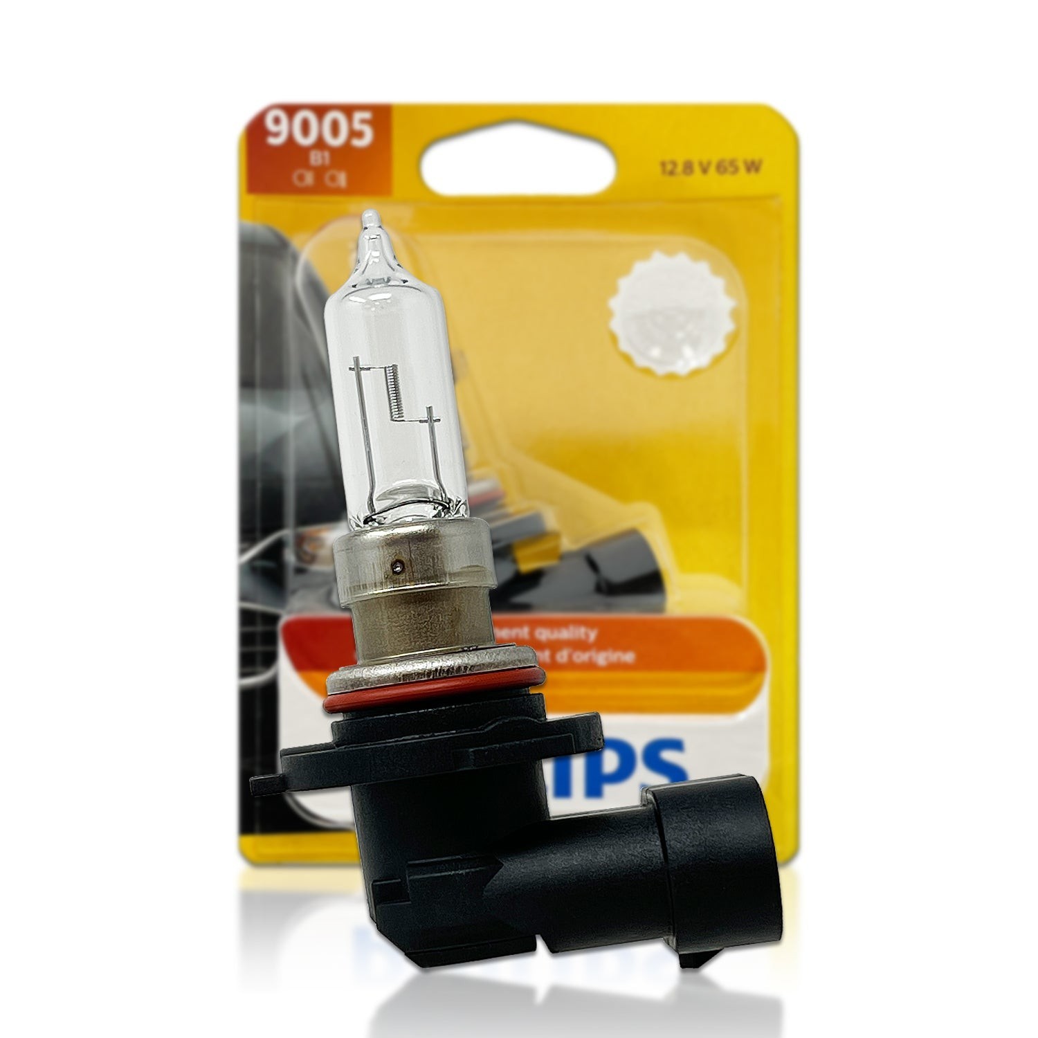 PAIR OF Philips 9005B2 Halogen Replacement Headlight Bulbs (JS10)