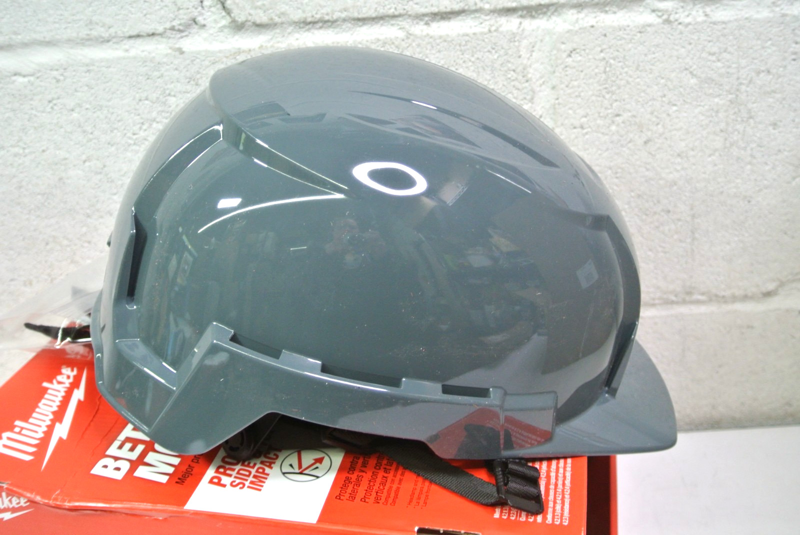 For Milwaukee 48-73-1337 Gray BOLT Front Brim Helmet – Type 2, Class E