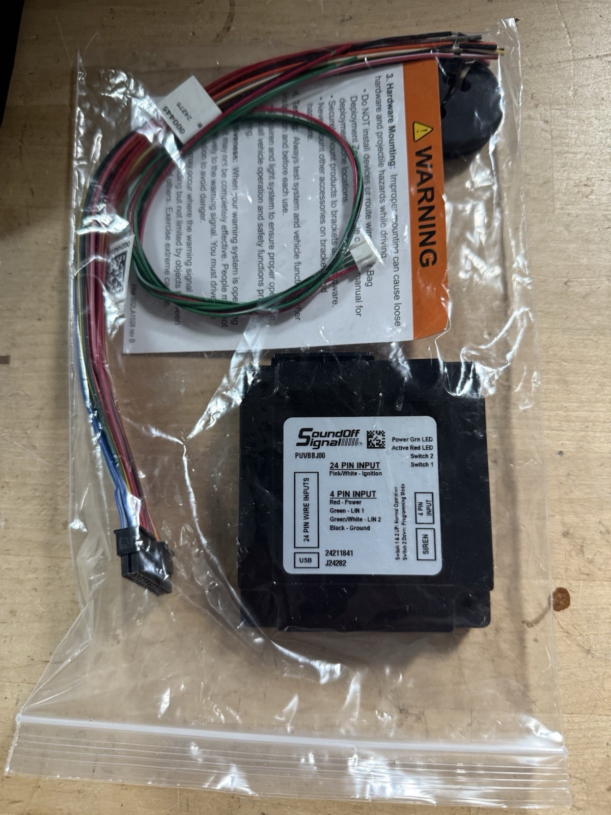 Soundoff Signal Breakout Box UBOB UNIVERSAL NEW IN BAG PUVBBJ00