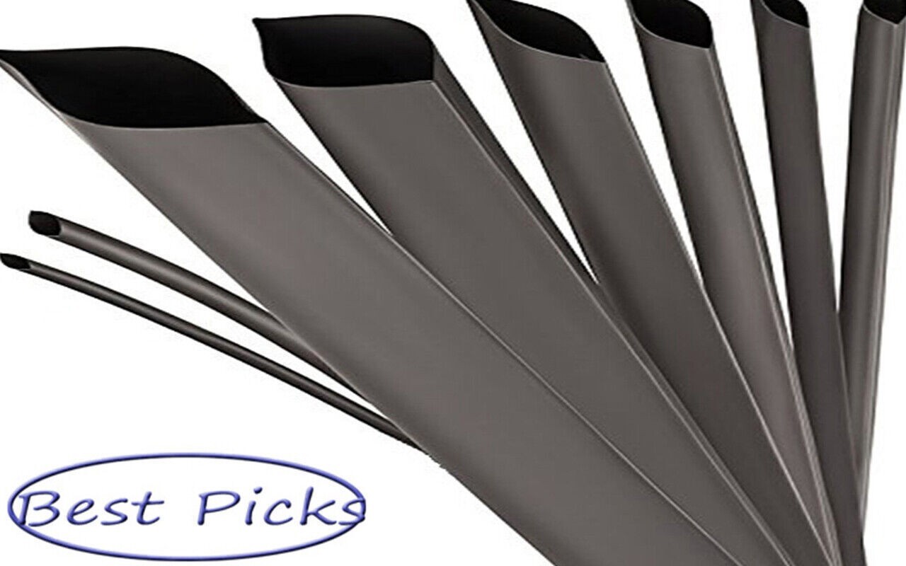 Marine Waterproof Heat Shrink Tubing Glue Adhesive Lined Black or Red 3:1 Ratio
