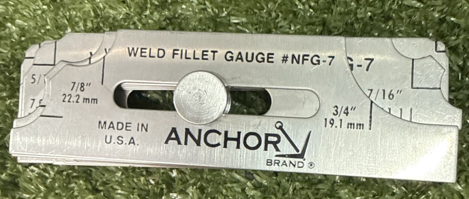 Anchor Weld Fillet Gauge NFG-7. Used!