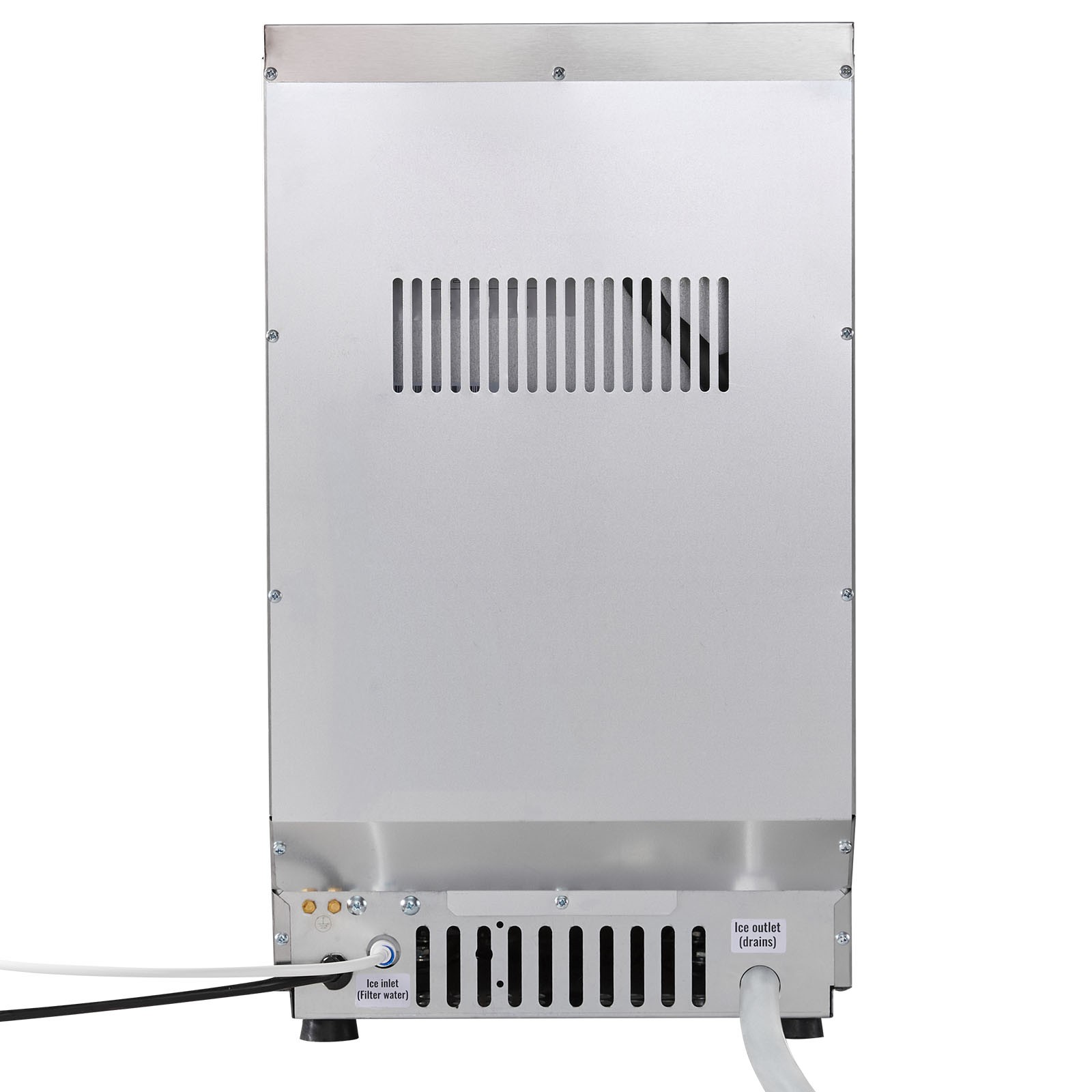 Uimoso 80lbs/24H Commercial Ice Maker with 13 lbs Storage for Bar or Restaurant