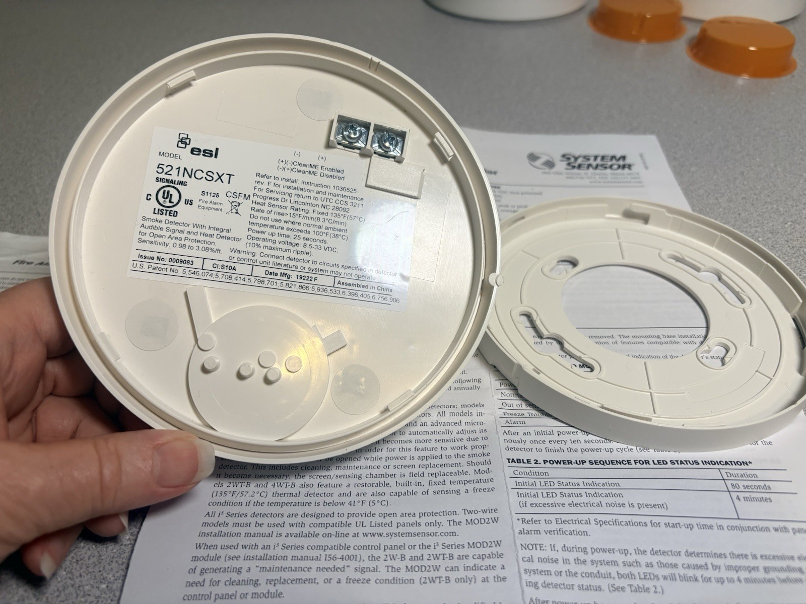 Lot of 3 NEW System Sensor 2W-B Two-Wire Smoke Detector Model 521NSXT