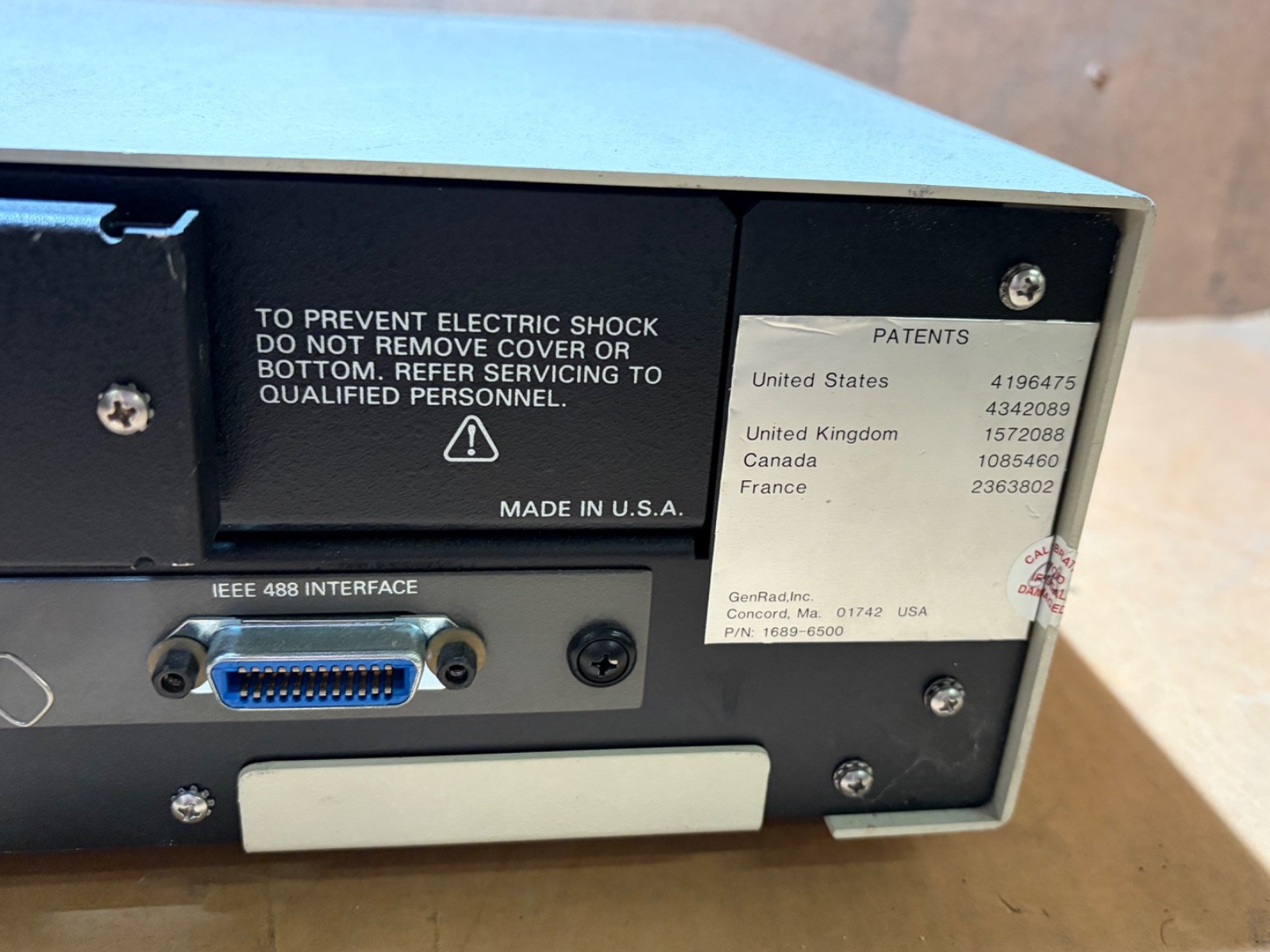 GenRad 1689M RLC Digibridge Precision Impedance/LCR Meter